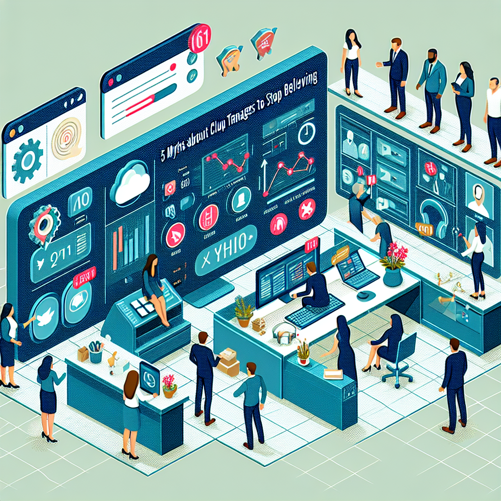 Illustration of Team using communication dashboard in a Tech-themed workspace setting, with a focused mood.