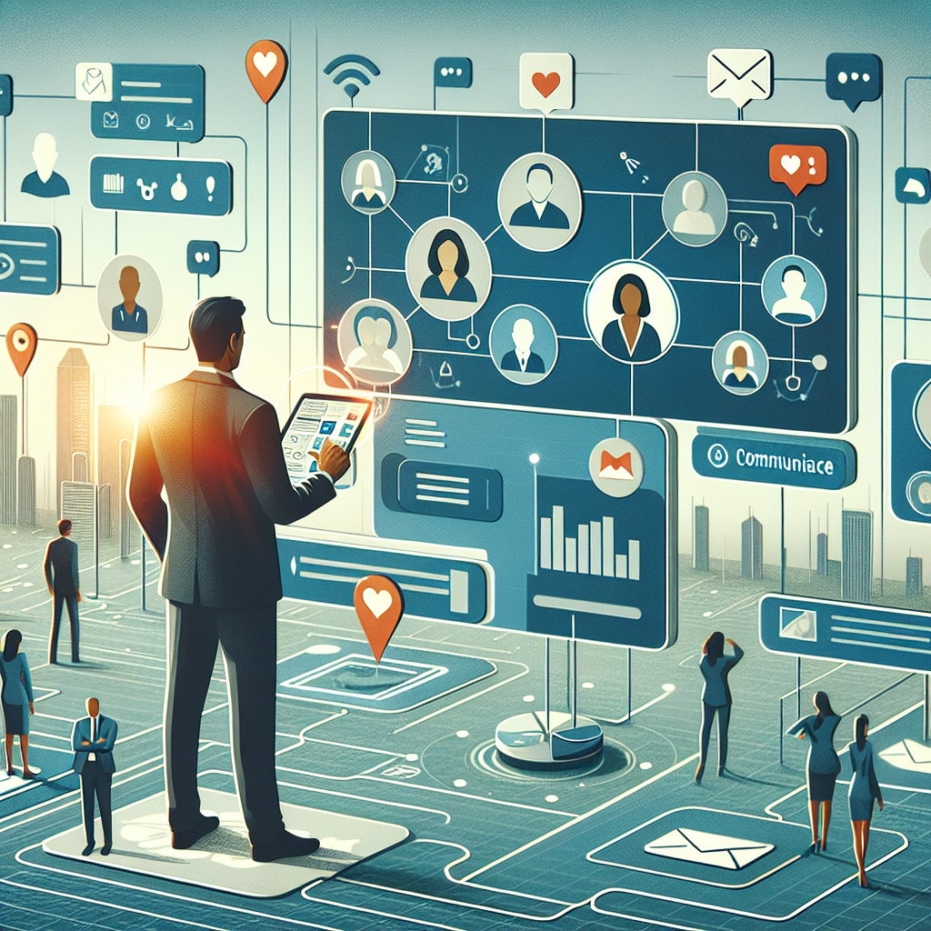 Illustration of User switching call profiles in a Virtual command center setting, with a inspired mood.
